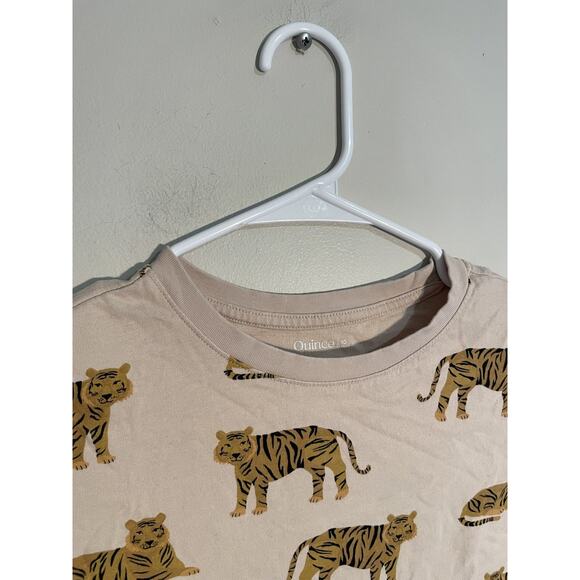 Quince Graphic Tiger Long Sleeve T-Shirt Kids Size 10 - Picture 2 of 6